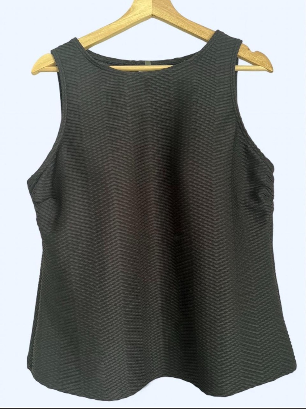 Lands’ End Textured Tankini Top